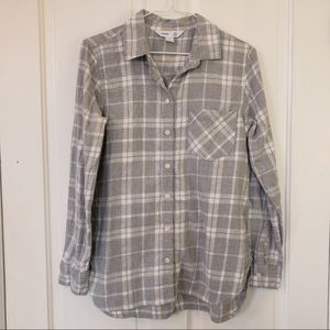 Old Navy Gray Flannel Shirt